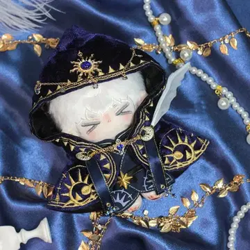 무속성 봉제 인형 의류 10cm 블랙 옷 갈아입기