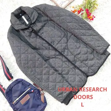 [ URBAN RESEARCH DOORS ] 퀼트 코트 ( L ) 블랙