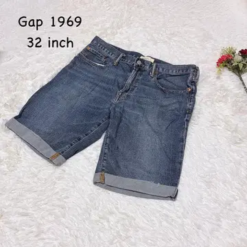 갭 1969 [ XL ] 데님 숏팬츠 컷오프 빈티지 코튼