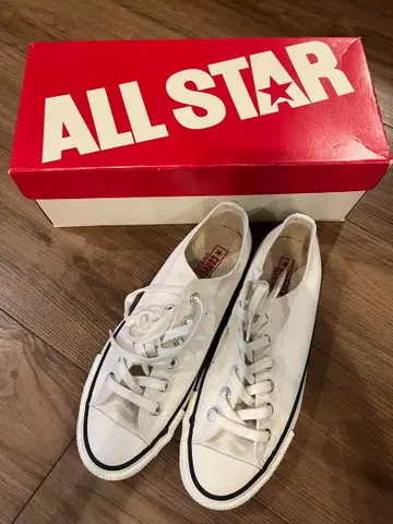 [ 새상품 ] CANVAS ALL STAR J OX 화이트 25cm