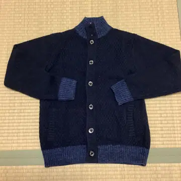 BEAMS HEART 네이비 가디건 M