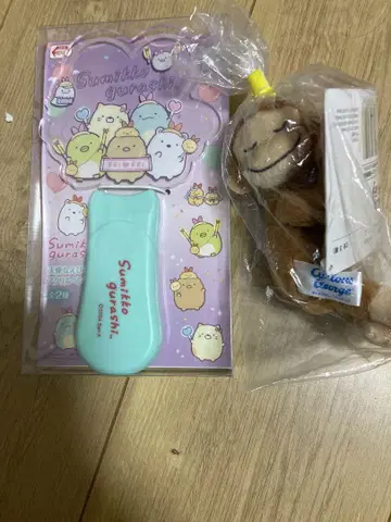 스미코구라시 아크릴 응원봉 & 원숭이 조지 봉제 인형
