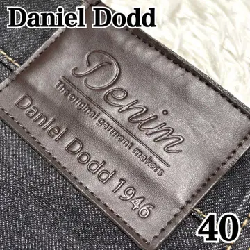 00s archive Daniel Dodd black denim y2k
