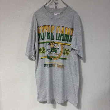 USA제 90년대 NOTRE DAME 칼리지 T셔츠 노트르담 대학