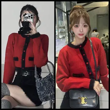 Darich 레트로 니트 가디건