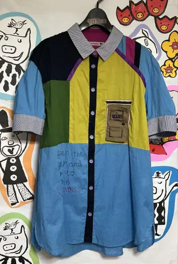 알베로베로 컬러풀한 셔츠