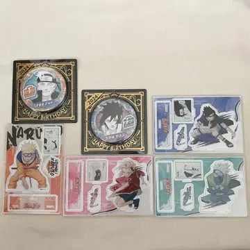 NARUTO 생일 명장면 디오라마 캔뱃지 사스케 카카시 사쿠라