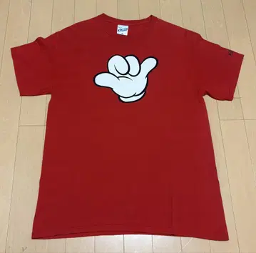 X-LARGE x 미키마우스 콜라보 셔츠