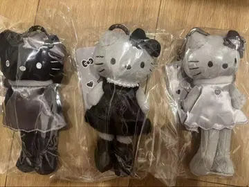 헬로키티 스타일업 마스코트 키링 블랙 엔젤