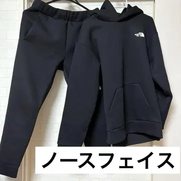 THE NORTH FACE 블랙 맨투맨 세트