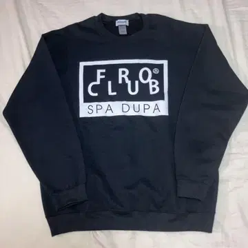 FRO CLUB SPA DUPA 박스 로고 맨투맨 L