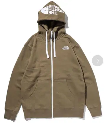 THE NORTH FACE 집업 후드티 / MEDIUM 베이지