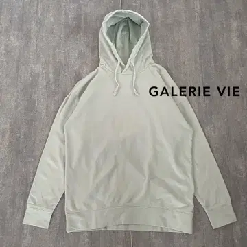 GALERIE VIE 수피마 코튼 저지 후디드 풀오버