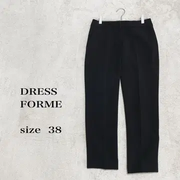 DRESS FORM 블랙 슬랙스 사이즈 38