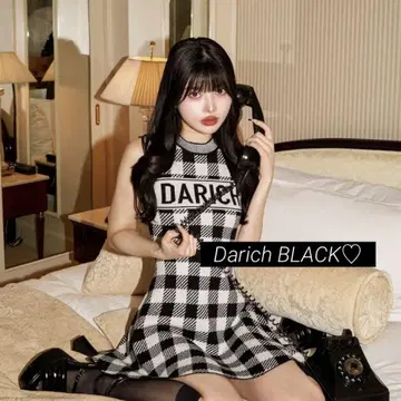 Darich 깅엄 체크 미니 원피스 S