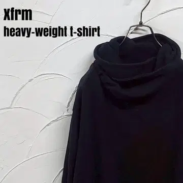 Xfrm/트랜스폼 긴팔 터틀넥 두꺼운 원단 티셔츠