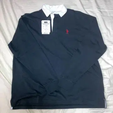 [ 택 포함 미사용 ] U.S. POLO ASSN 라거 셔츠 블랙 L