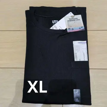 UT 유니클로 Hawaiian Logo 티셔츠 XL 블랙
