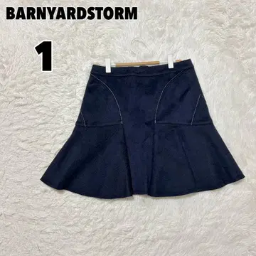 BARNYARDSTORM 밴야드 스톰 (1) 플레어 스커트 울 혼방