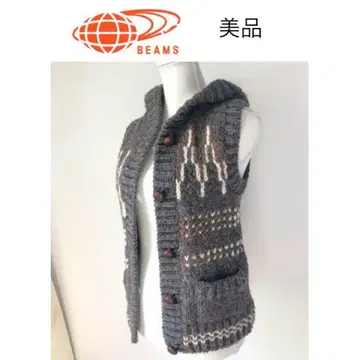 [ BEAMS ] 새상품급 빔즈 코위찬 니트 베스트