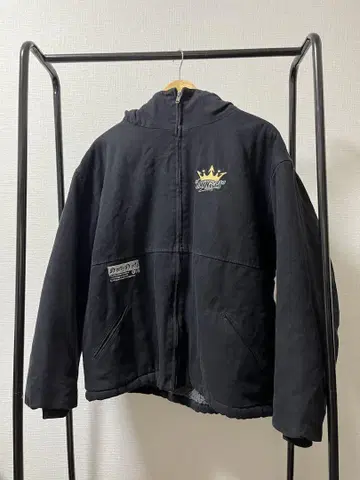 9090 King Logo Hooded Work Jacket