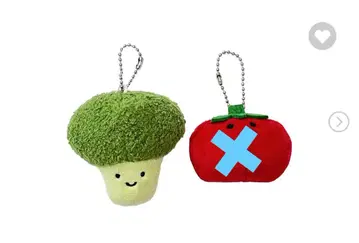 DAISO 다이소 브로콜리 키체인 키링 라울 5개