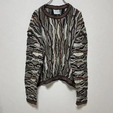 COOGI 쿠지 90s AU제 울 3D 니트 스웨터 새상품급 XL