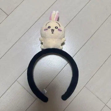 토끼 봉제 인형 머리띠