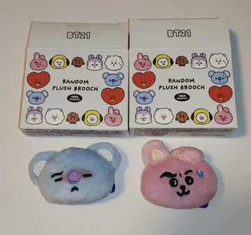 BT21 랜덤 페이스 브로치 TODAY'S FACE COOKY