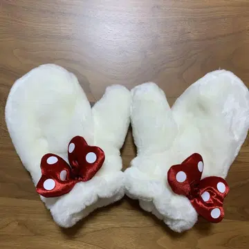 미니 마우스풍 귀 달린 장갑