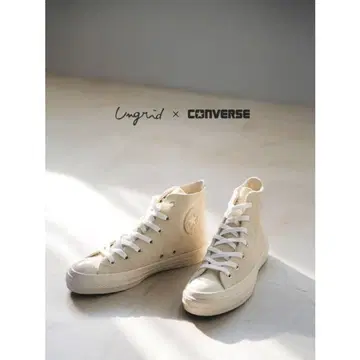 ungrid x CONVERSE 콜라보 스니커즈 스웨이드