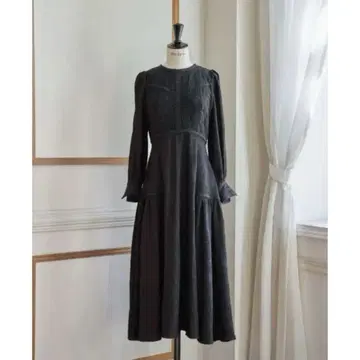 herlipto Modern Lace Trimmed Long Dress