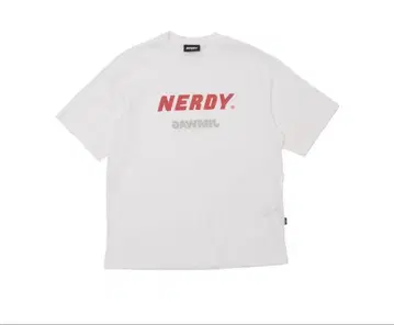 NERDY x JIMWAG 로고 업앤다운 티