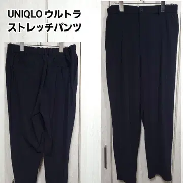 유니클로 울트라 스트레치 팬츠 블랙 L 발수 접촉 냉감