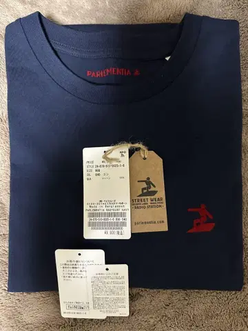 [ PARLEMENTIA/파르몬티아 ] EASYSURF NAVY 티셔츠