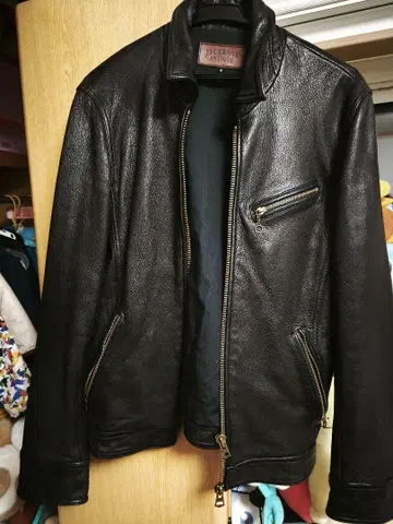 JACKROSE 잭로즈 천연 가죽 라이더스 자켓