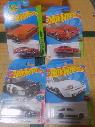 핫휠 AE86 4대