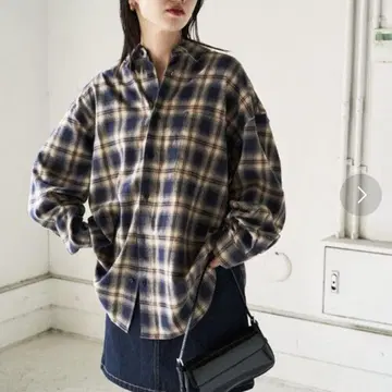 [ 새상품급 ] 오버 사이즈 플란넬 셔츠