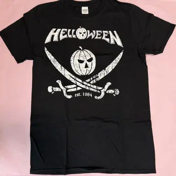 [ 미착용 ] Helloween 밴드 티셔츠 M 사이즈 블랙