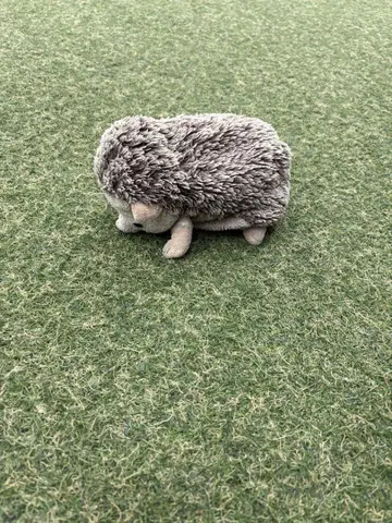고슴도치 봉제 인형 소형 그레이