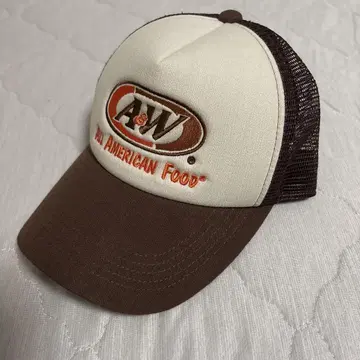 A&W 캡 브라운/크림