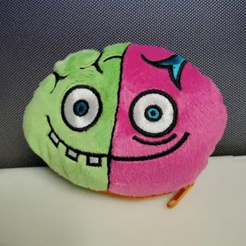 ST 빨간색과 화이트 수사 파일 갓키 군 미니 봉제 인형 파우치