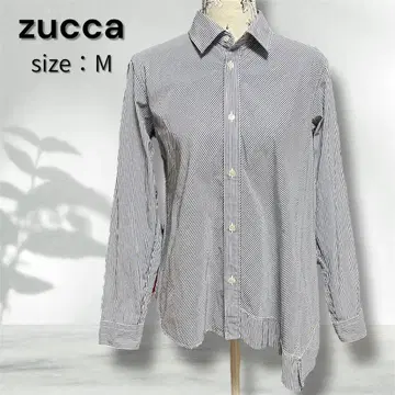 새상품급 zucca 셔츠 스트라이프 비대칭 루즈핏 체형 커버 M