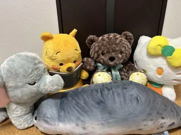 푸우 곰 헬로키티 봉제 인형 세트