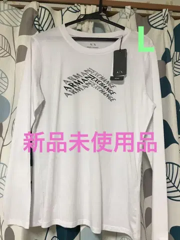 아르마니 익스체인지 긴팔 T셔츠 L 미사용 새상품 택 포함