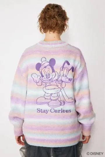 마우지 디즈니 Disney 미키 자수 가디건
