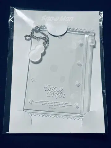 [ 새상품 ] Snow Man 1st POP-UP 한국 카드 케이스 키링