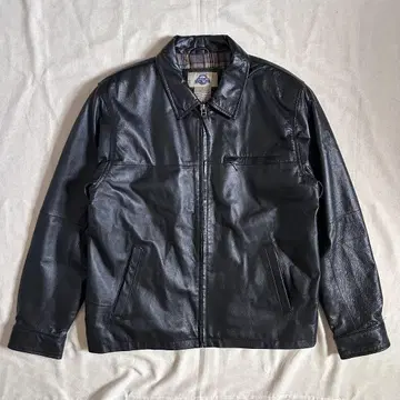 90s SHAVER LAKE 가죽 자켓 스윙탑 총 안감