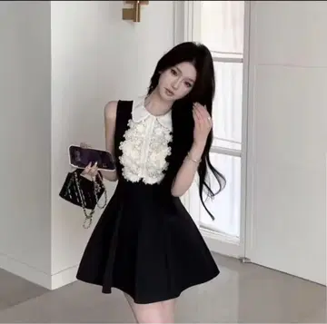 왕홍 미니 원피스