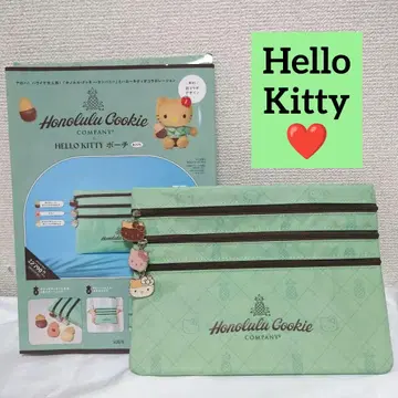새상품 호놀룰루 쿠키 키티 HELLO KITTY 파우치